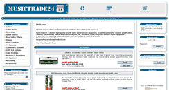 Desktop Screenshot of musictrade24.com