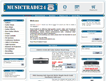 Tablet Screenshot of musictrade24.com